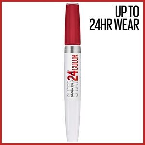 MAYBELLINE Super Stay 24 2-step Long Lasting Liquid Lipstick, 200 Eternal Cherry
